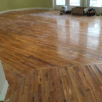 Methods for sealing hardwood floors